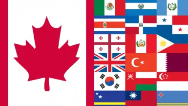 Travel 20 Countries Visa Free With Canada Visa